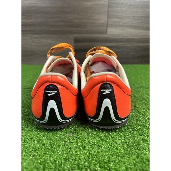 Brooks Women's PR Sprint 11.38 Fiery Coral Spikes Running Shoes. Size 8‎ - Picture 3 of 7